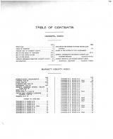 Table of Contents, Burnett County 1915 Microfilm